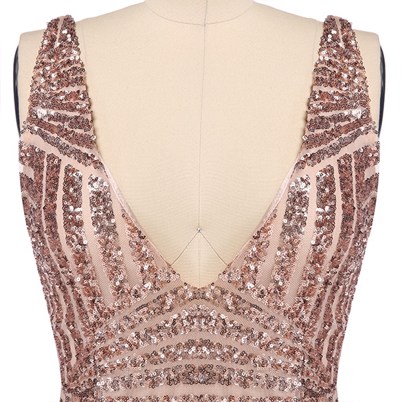 002 Společenské minišaty třpytivé s flitry černé