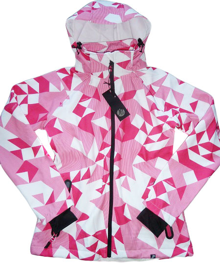 Dámská softshellová bunda JUST PLAY bílá