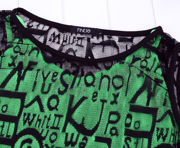 Dámské krajkové šaty černé/modré 2v1