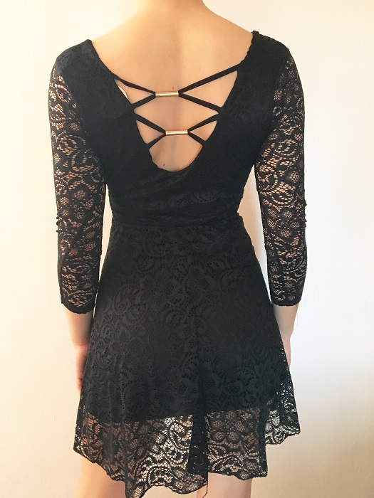 Krajkové koktejlky černé UNI