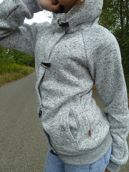 Dámská sportovní bunda světle šedá