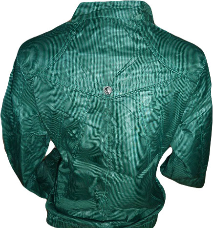 Dámská sportovní bunda krátká zelená