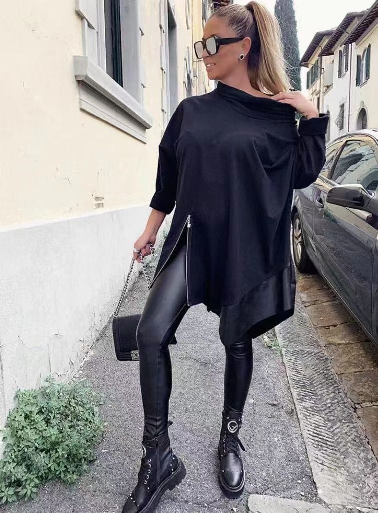 Dámská zateplená tunika Angel OVERSIZE