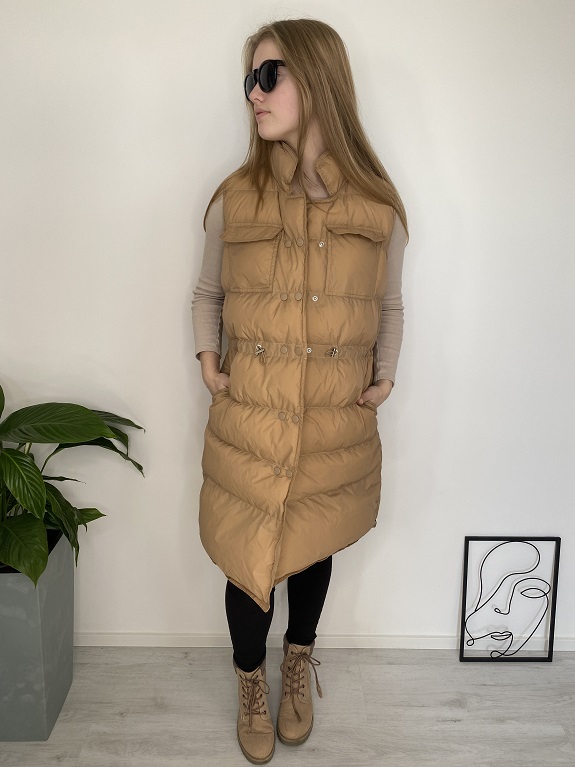 Dámská dlouhá vesta Camel II