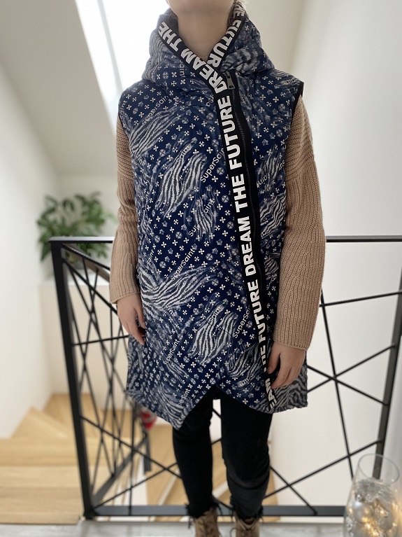 Dámská jarní vesta modrá UNI