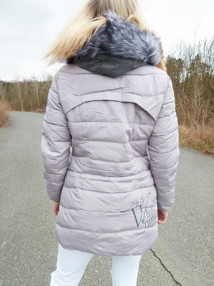 Dívčí zimní bunda šedá vel.XS/S
