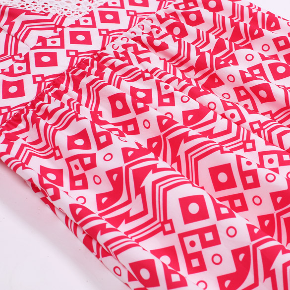 Dámský overal na ramínka červený