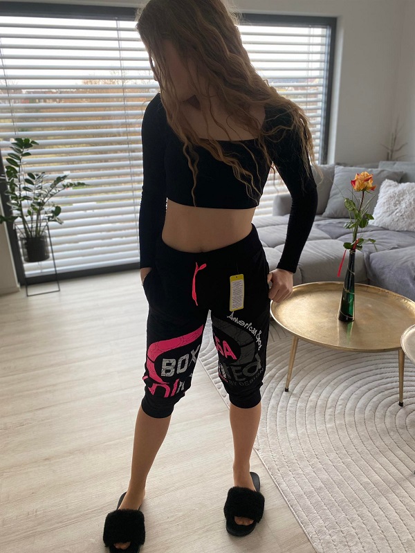 Sportovní capri tepláky - kratasy