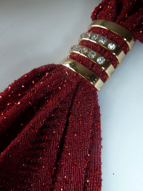 Plesové šaty - červené/vínové