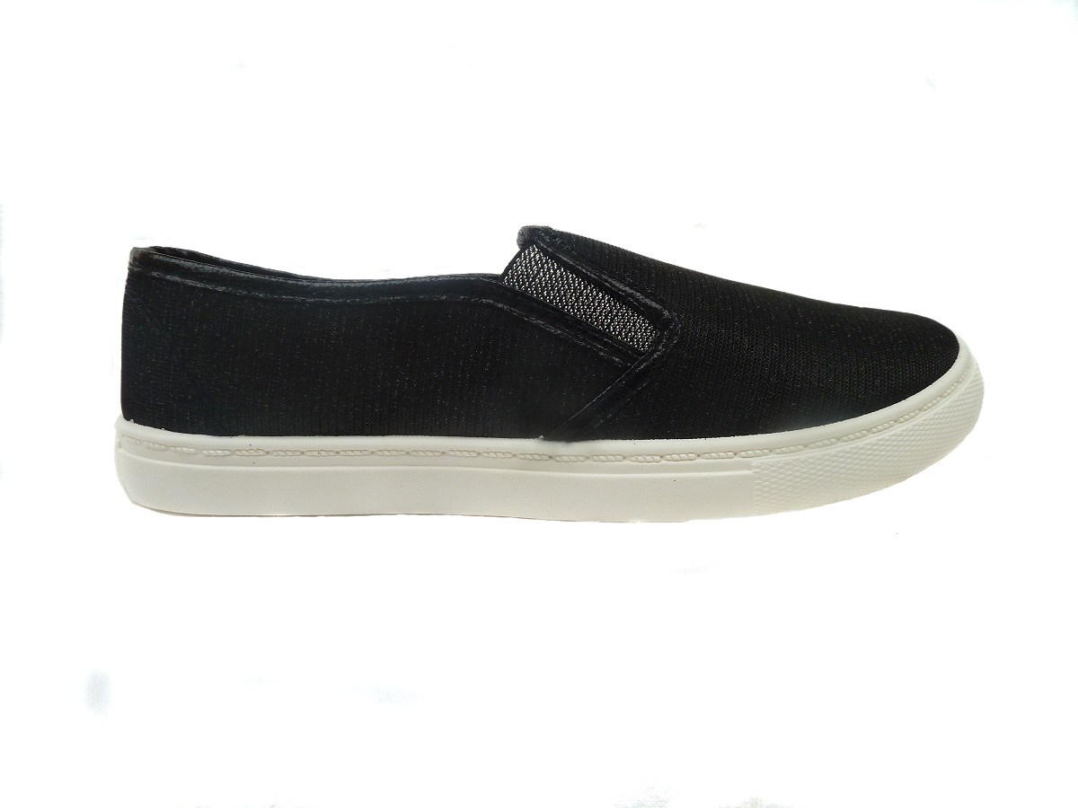 Dámská slip-on obuv tenisky černé
