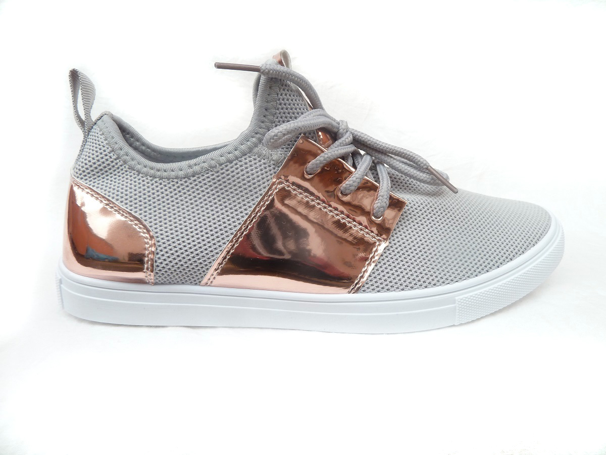 Dámská slip-on obuv tenisky šedé