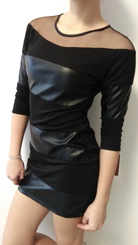 Dámské černé šaty "Vampire"