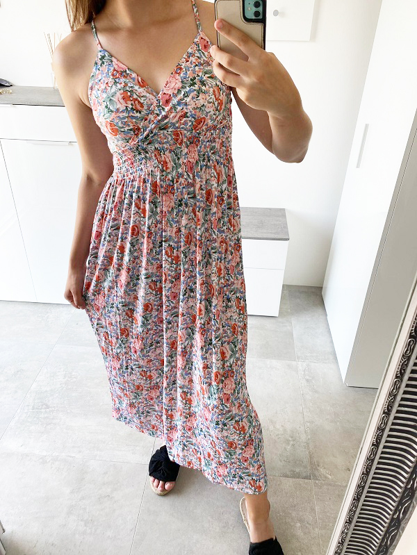 Letní šaty květinkové FLY červené