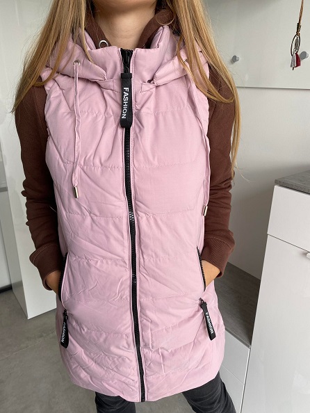 Dámská vesta Lady růžová M