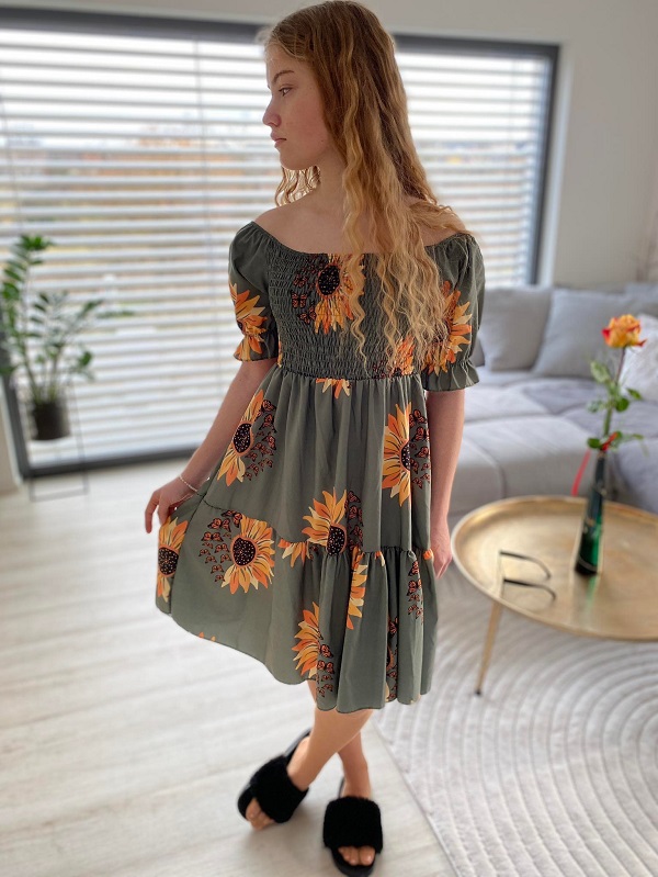 Letní šaty TESS slunečnice