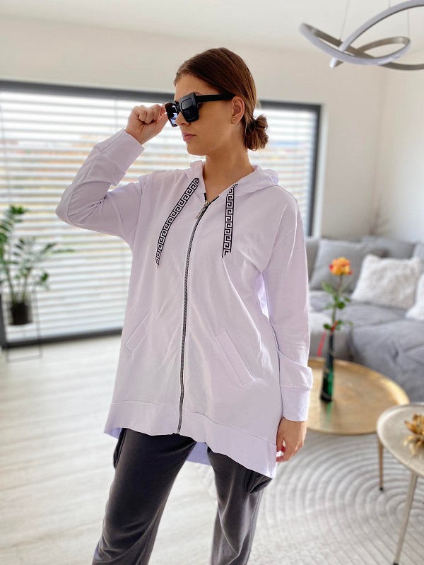 Dámská mikina  BASIC bílá