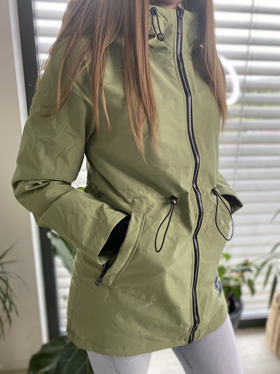 Dámská podzimní bunda WIKY zelená S