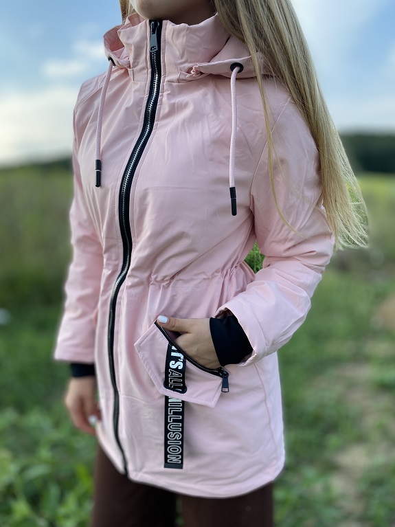 Dámská podzimní bunda ISSY růžová