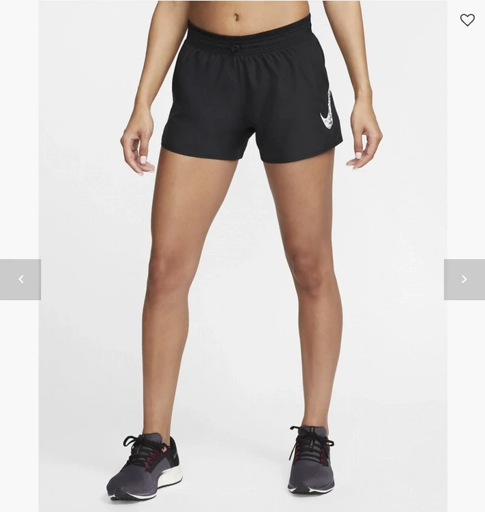 Dámské běžecké šortky Nike DRI-FIT Swoosh