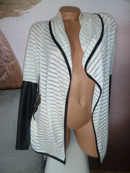 Dámské sako letní uni smetanově bílá