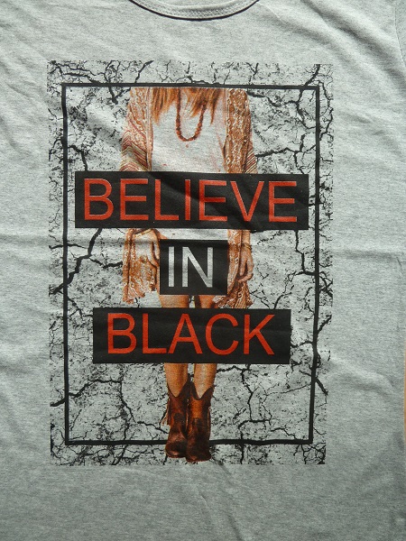 Dámské tričko šedé BELIEVE