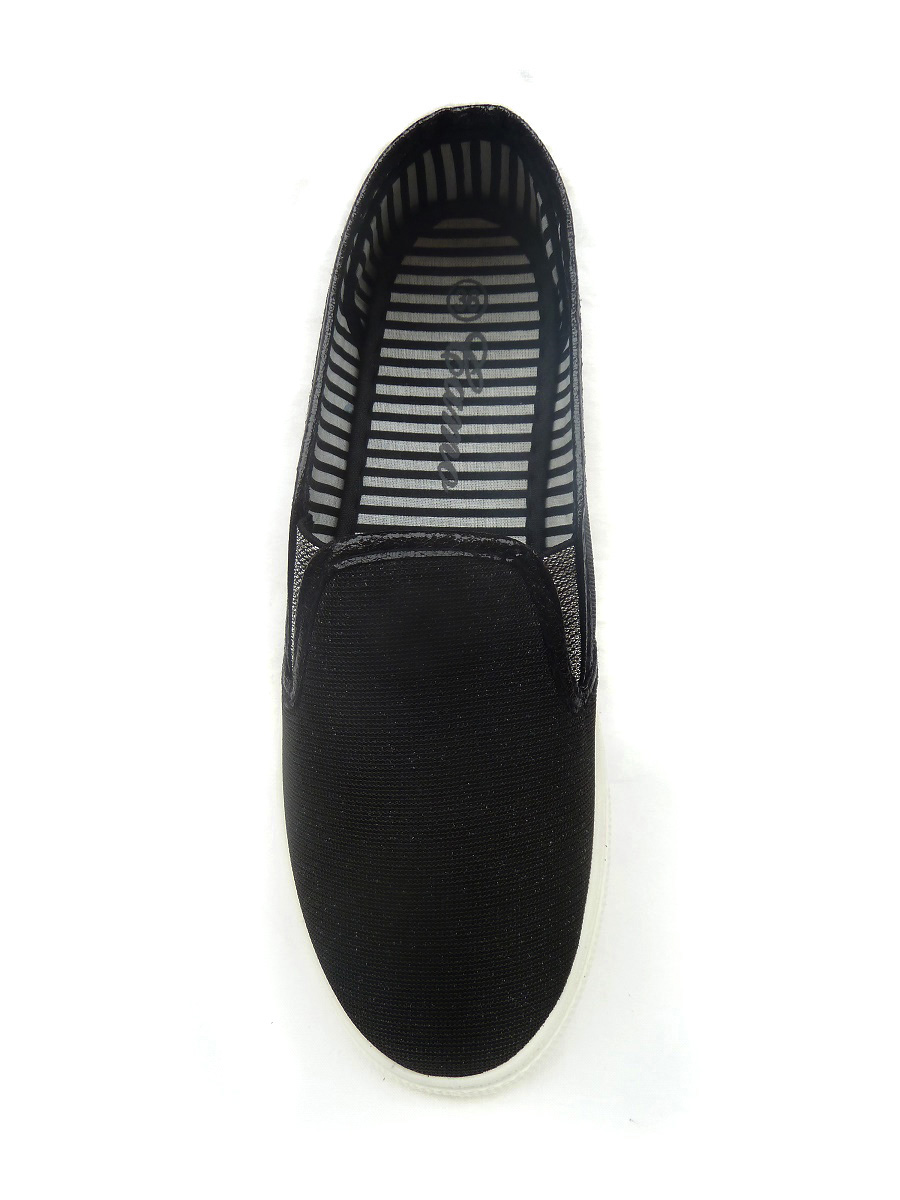 Dámská slip-on obuv tenisky černé