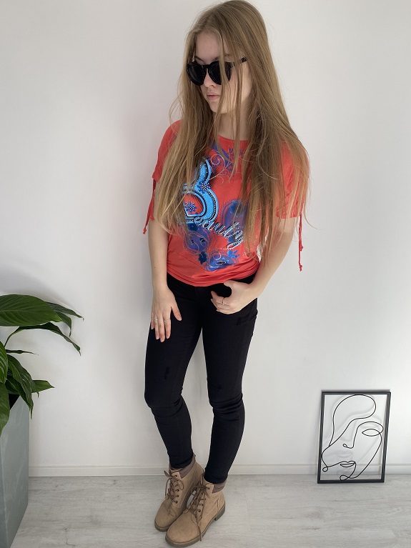 Dámská halenka Beauty červená S/M