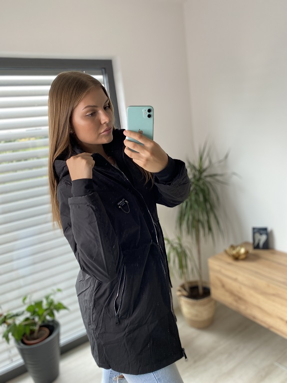 Dámská podzimní bunda LASSI černá XXL