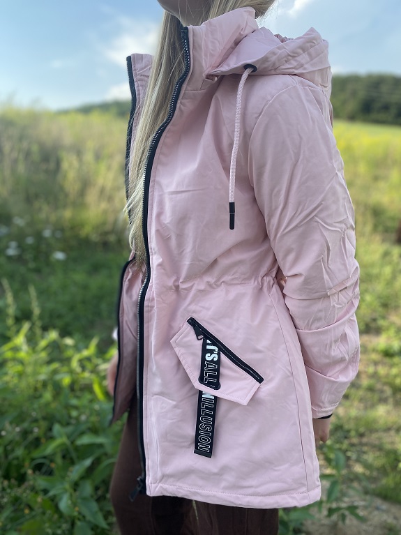 Dámská podzimní bunda ISSY růžová