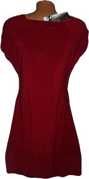 Společenské zavinovací šaty vínové