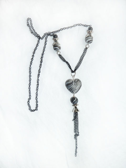 Tygrovaná halenka - tunika + NÁHRDELNÍK