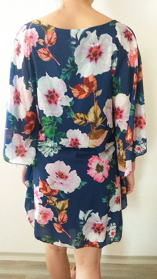 Luxusní OVERSIZE šaty modré