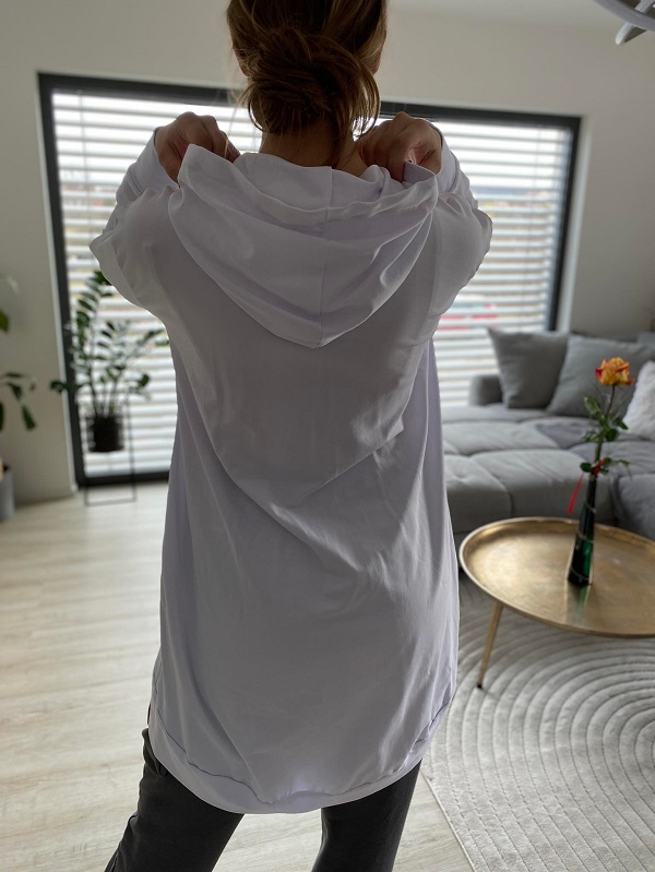 Dámská mikina  BASIC bílá