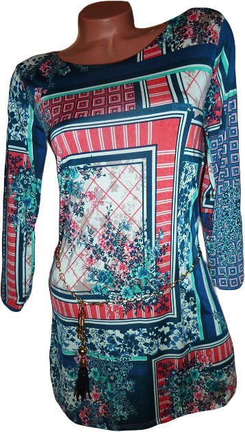 Luxusní dámské - dívčí strečové šaty 084