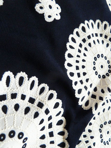 00* Dámské letní šaty modré 3D efekt II.