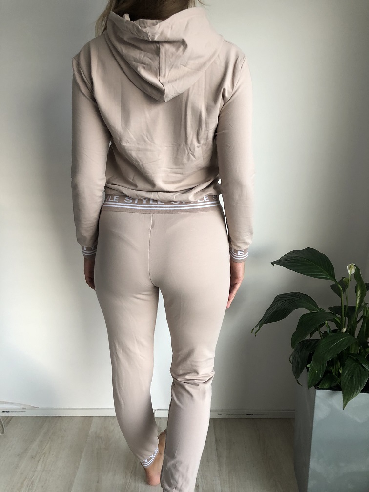 Dámská tepláková souprava STYLE béžová