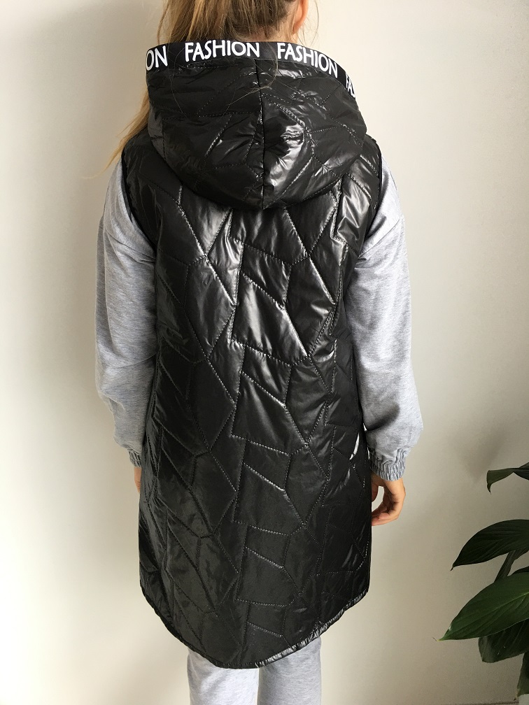 Dámská prošívaná vesta černá