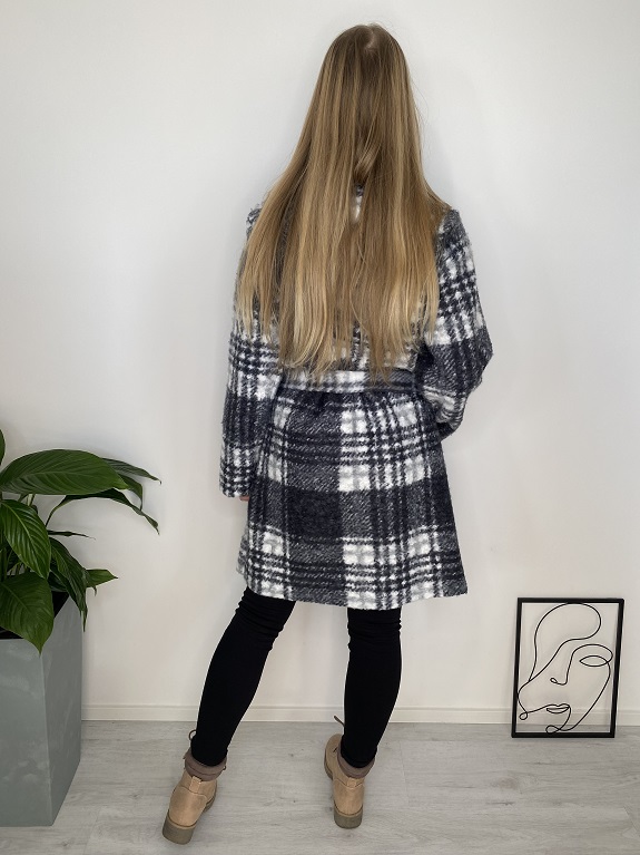 Dámský jarní kostkovaný kabátek UNi vel.
