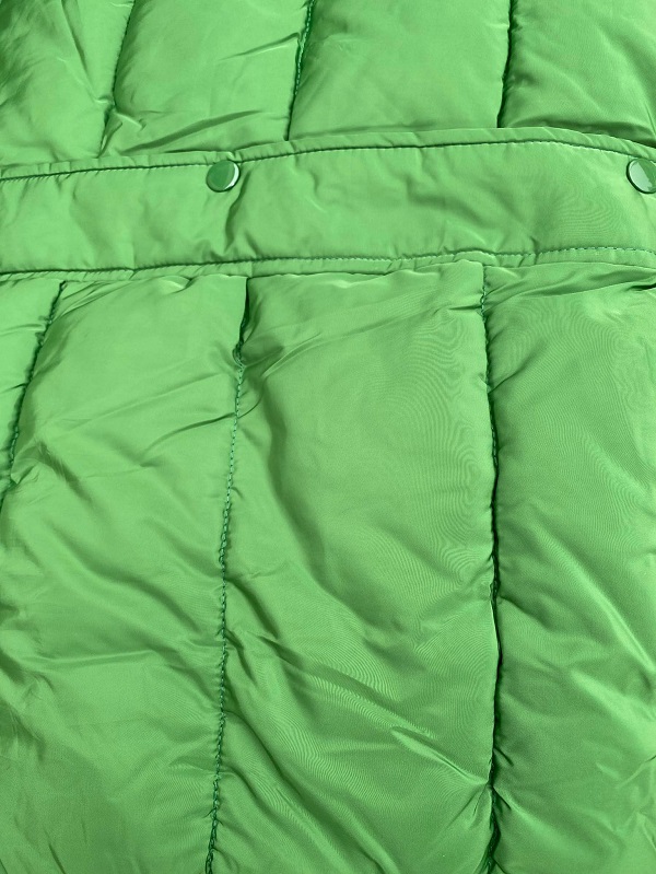 Dámská vesta dlouhá zelená pro plnoštíhlé