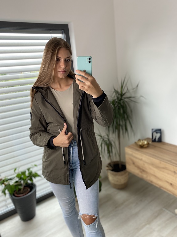 Dámská podzimní bunda AMY khaki
