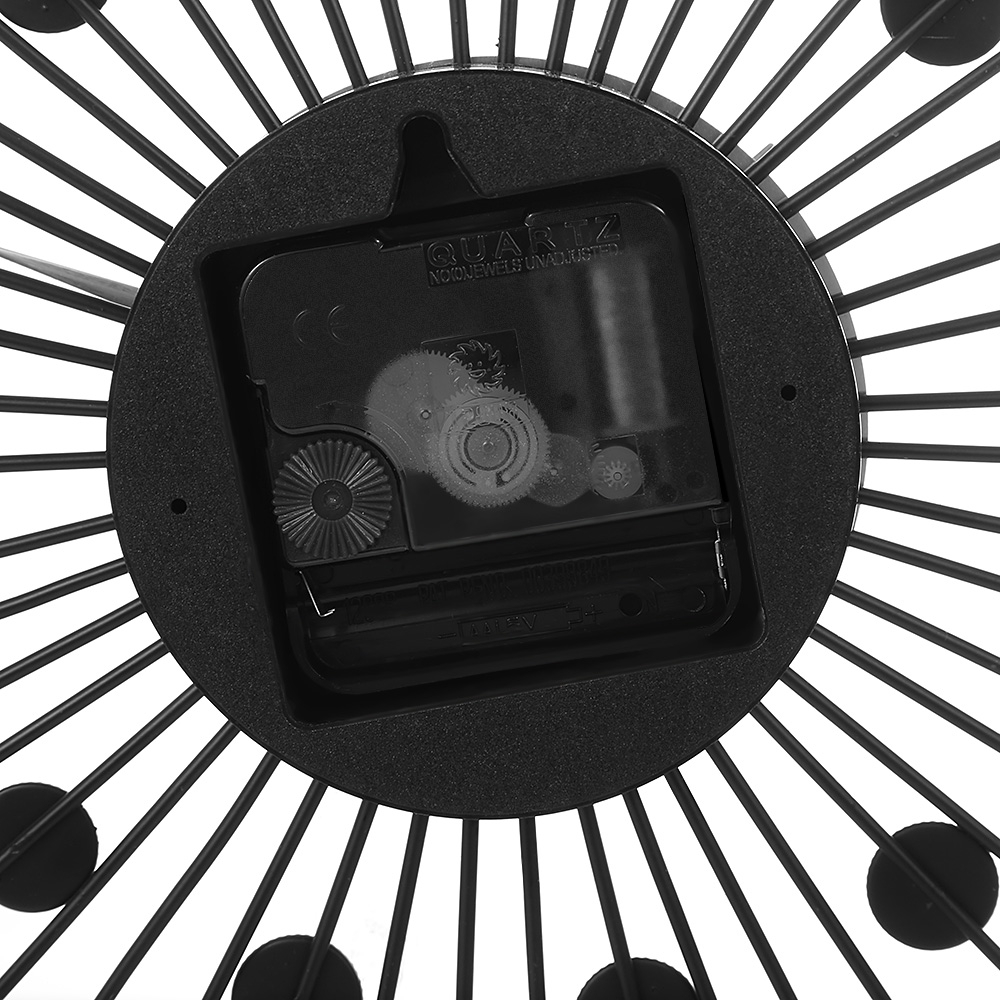 Vintage hodiny se skleněnými krystaly 