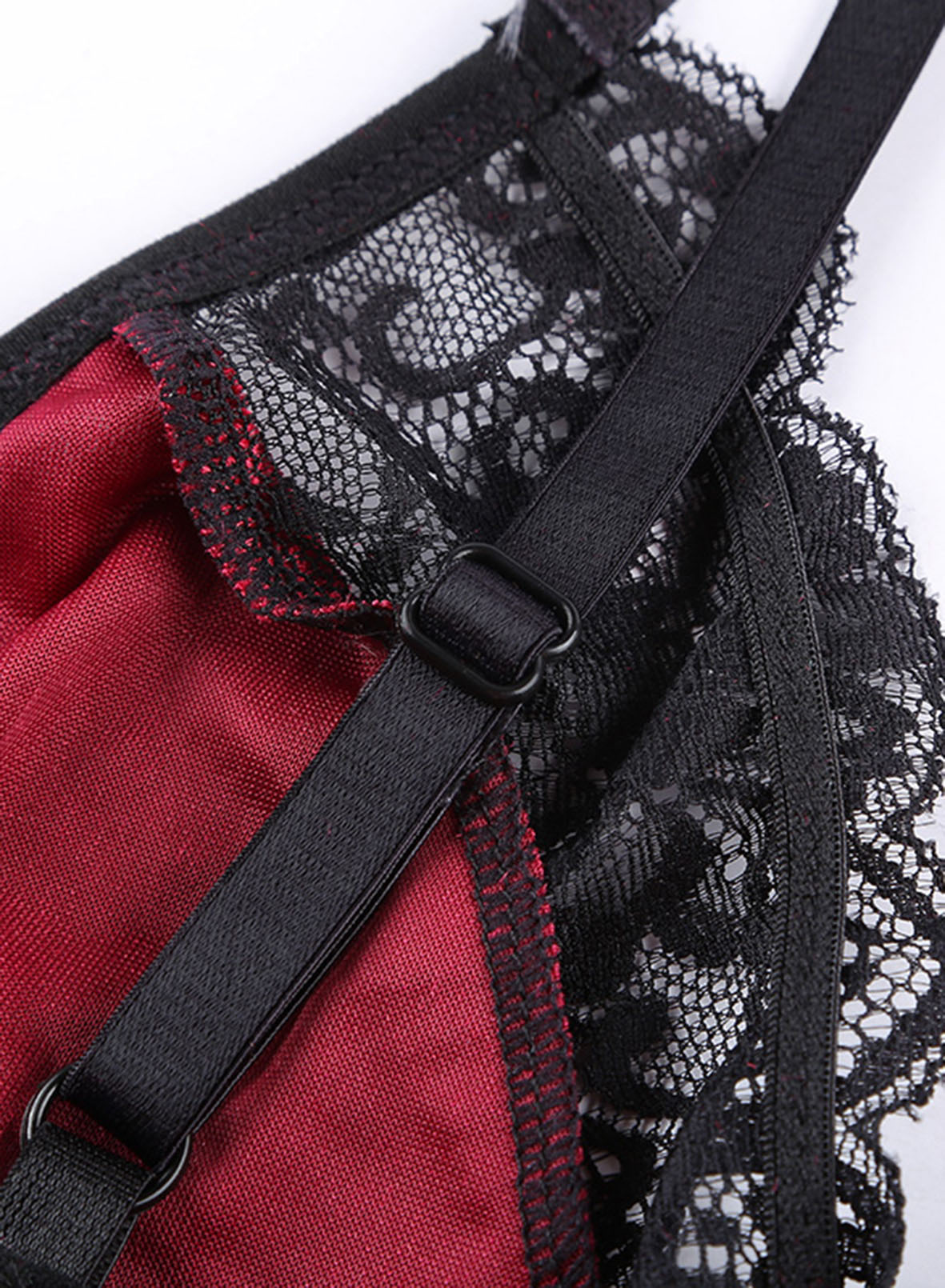 Semišové body red velvet