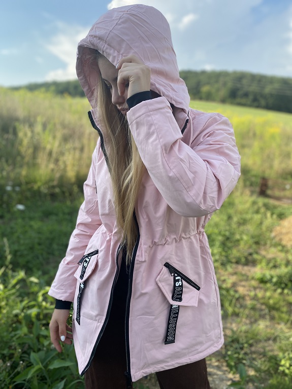 Dámská podzimní bunda ISSY růžová