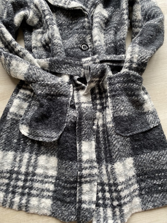 Dámský jarní kostkovaný kabátek UNi vel.