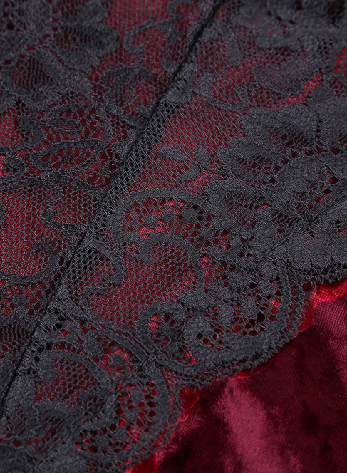 Semišové body red velvet
