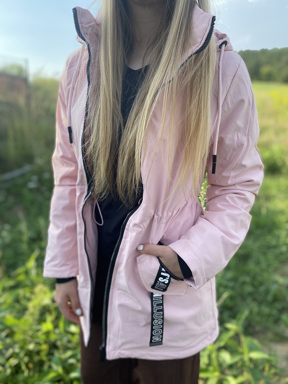 Dámská podzimní bunda ISSY růžová