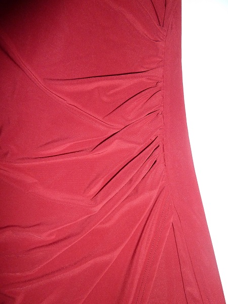 Společenské zavinovací šaty vínové