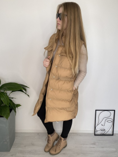 Dámská dlouhá vesta Camel II