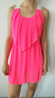 00*  Dámské letní neónové šaty