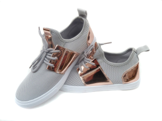 Dámská slip-on obuv tenisky šedé